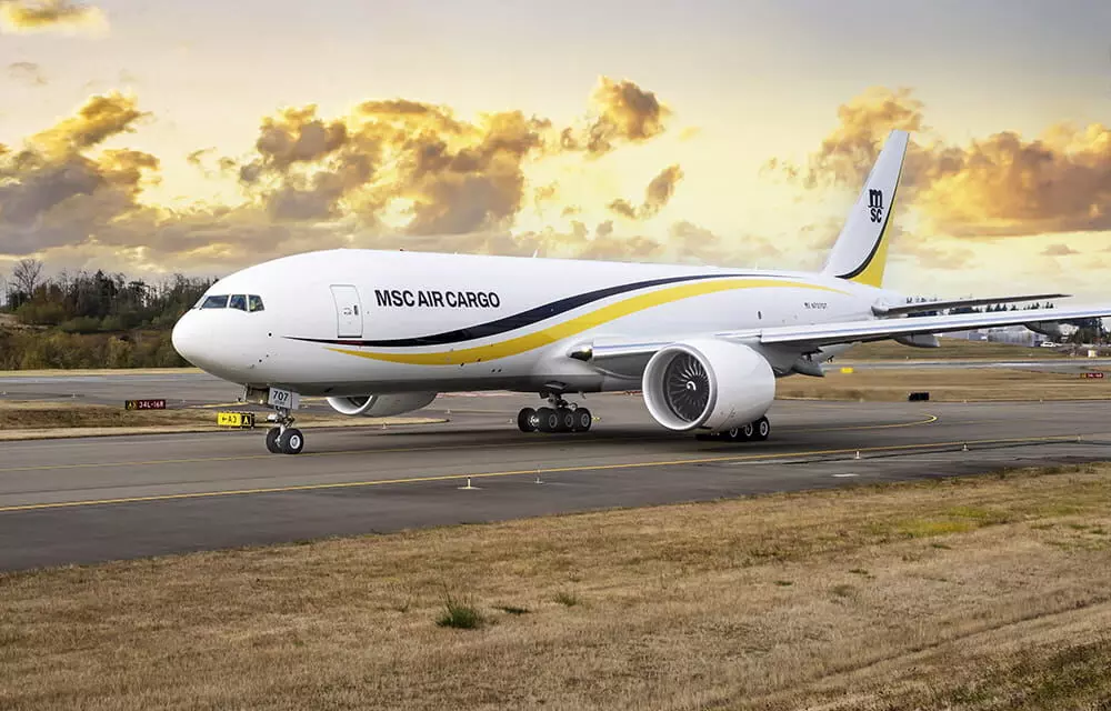 MSC's first Boeing 777 freighter delivered; Atlas Air to operate 4