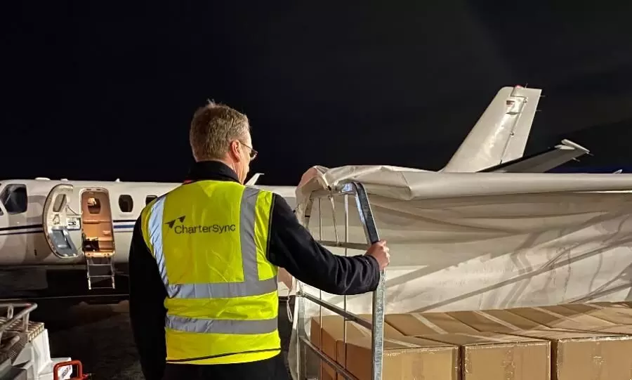CharterSync manages first cargo flights at Teesside Airport