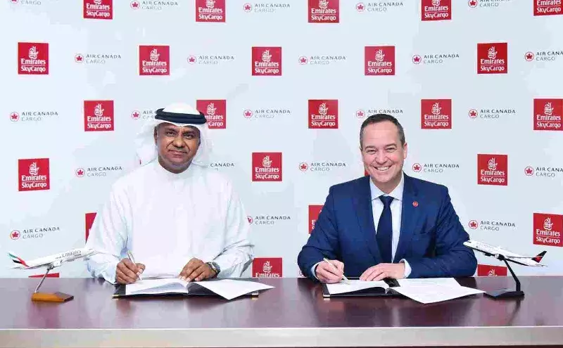 Air Canada Cargo and Emirates SkyCargo sign MoU to enhance networks Air Canada Cargo and Emirates SkyCargo sign MoU to enhance networks