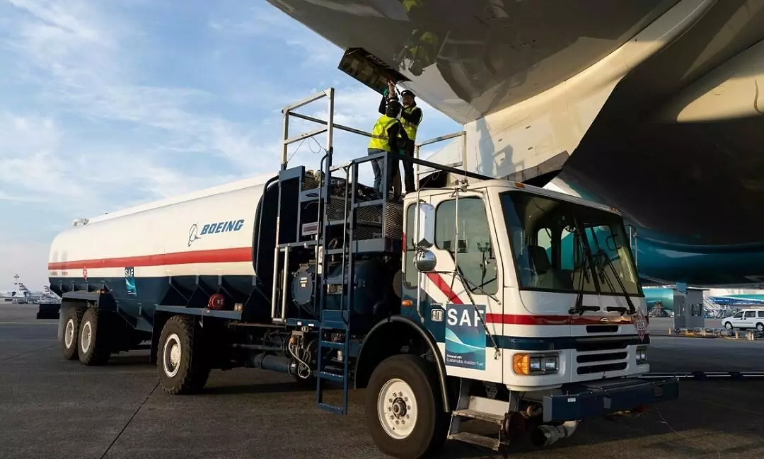 Boeing doubles SAF purchase, to buy 5.6mn gallons for 2023 Boeing doubles SAF purchase, to buy 5.6mn gallons for 2023