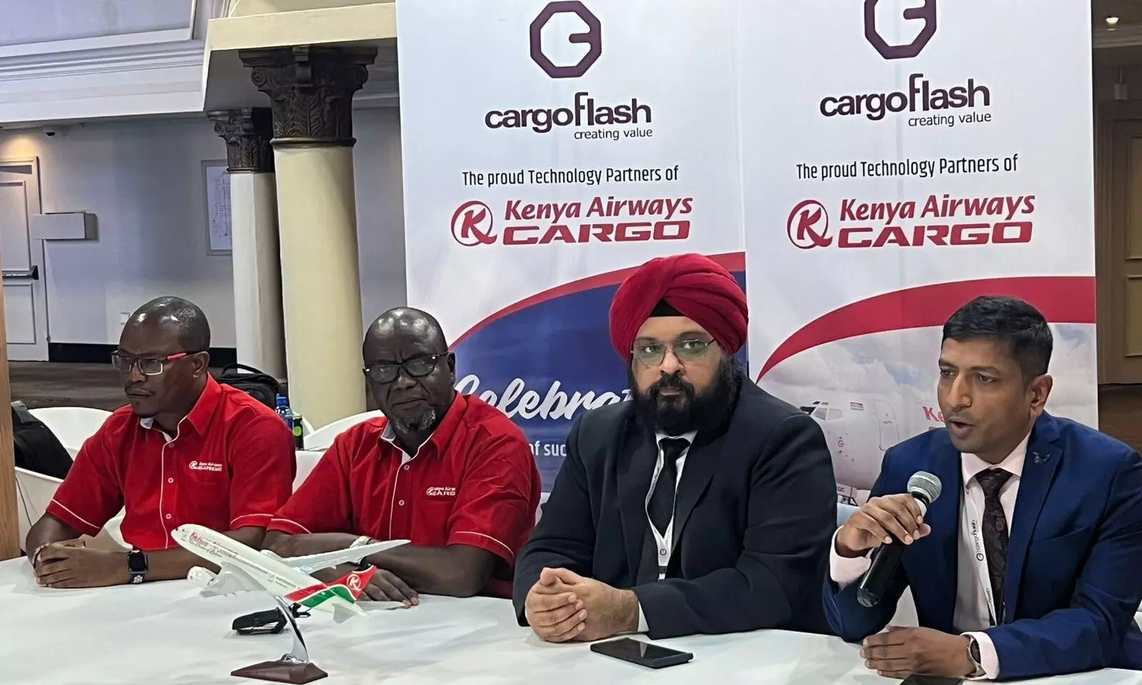 Kenya Airways Cargo, Cargo Flash celebrate one year association