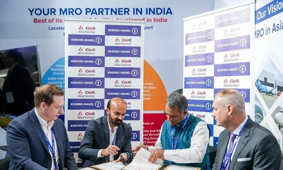 Kuehne+Nagel signs service agreement with GMR Aero Technic Kuehne+Nagel signs service agreement with GMR Aero Technic
