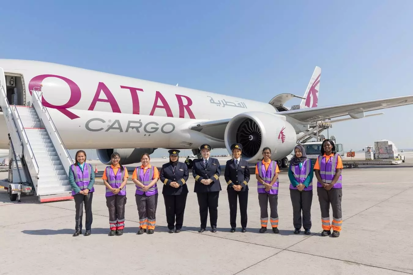 QR Cargo marks International Women’s Day with an all-female freighter flight