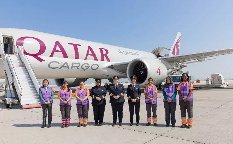 QR Cargo marks International Women’s Day with an all-female freighter flight QR Cargo marks International Women’s Day with an all-female freighter flight