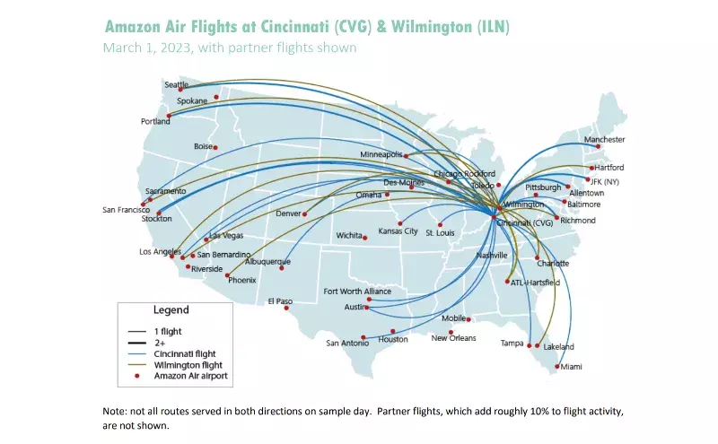 Amazon Air expanding at CVG, consolidating US activity at 4 hubs Amazon Air expanding at CVG, consolidating US activity at 4 hubs