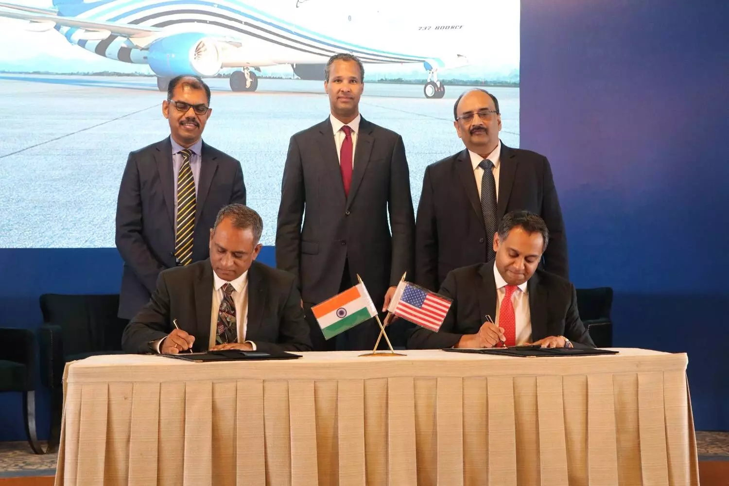 Boeing, GMR Aero Technic to set up first Boeing freighter conversion line in India