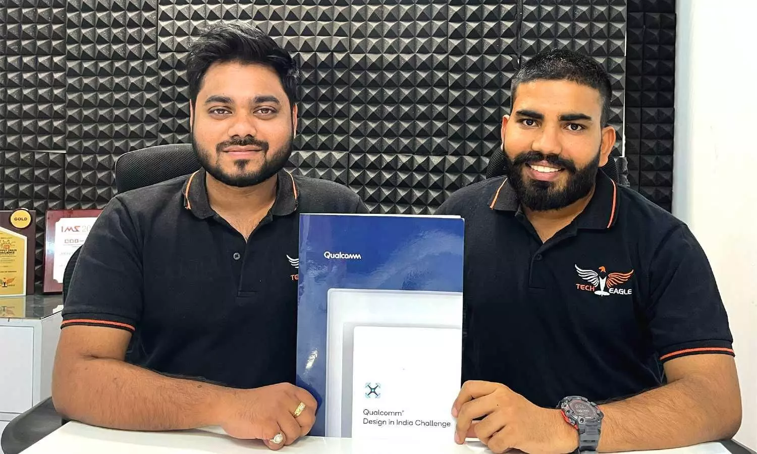 Anshu Abhishek, COO and co-founder and Vikram Singh Meena, founder & CEO, TechEagle Anshu Abhishek, COO and co-founder and Vikram Singh Meena, founder & CEO, TechEagle