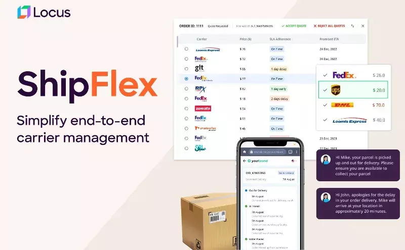 Locus launches ShipFlex for flexible third-party delivery Locus launches ShipFlex for flexible third-party delivery