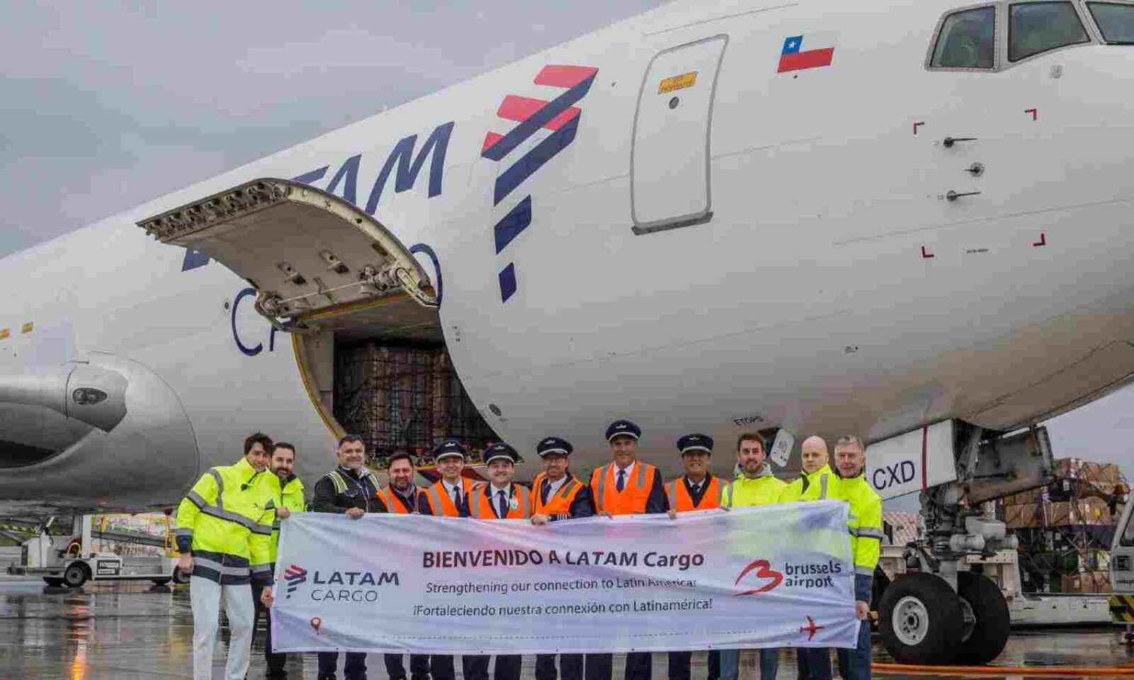 LATAM Cargo connects South America with Brussels Airport