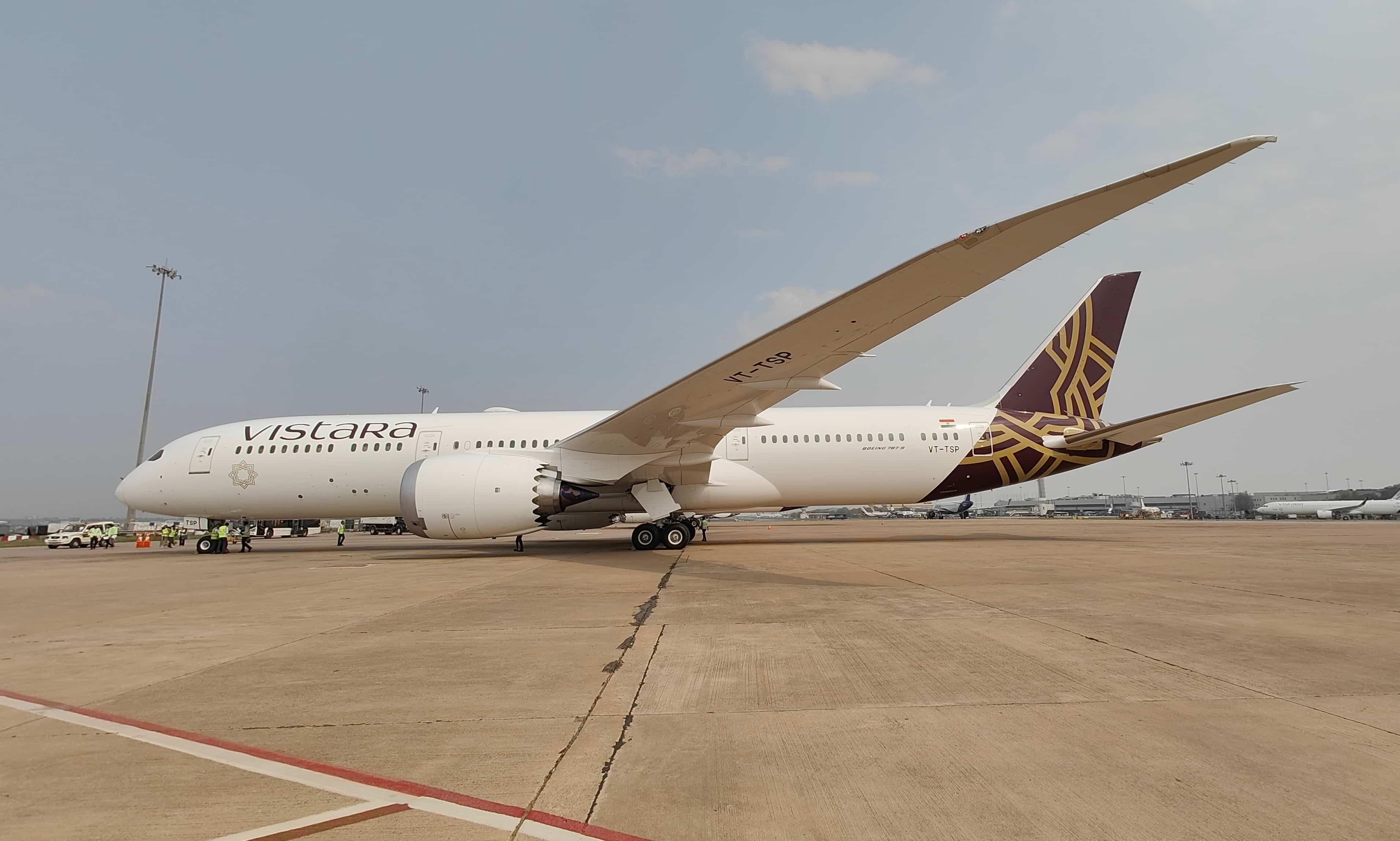 Vistara first Indian airline to operate wide-body aircraft