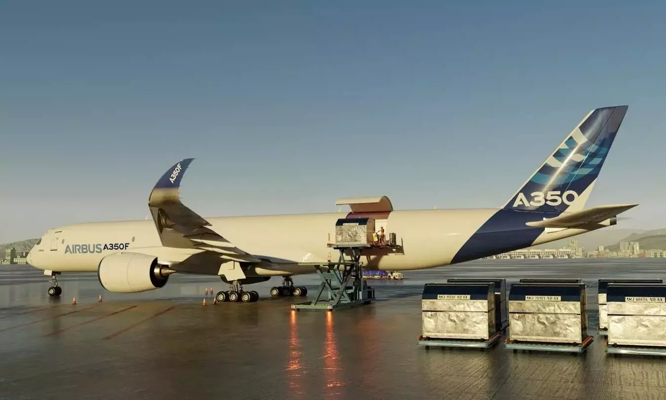 A350 freighter comes to life as first parts produced