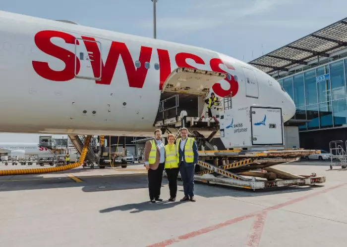 Swiss collaboration allows first lightweight active container to take maiden flight