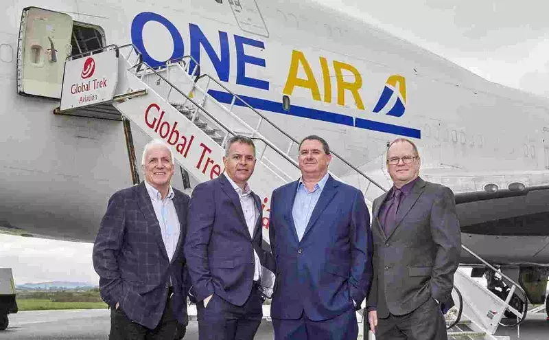 British cargo airline One Air ready to take off British cargo airline One Air ready to take off