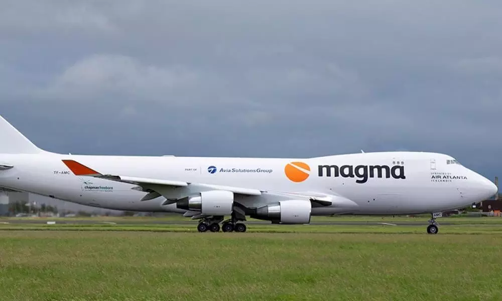 Magma Aviation inaugurates 1st regular flight to China Magma Aviation inaugurates 1st regular flight to China