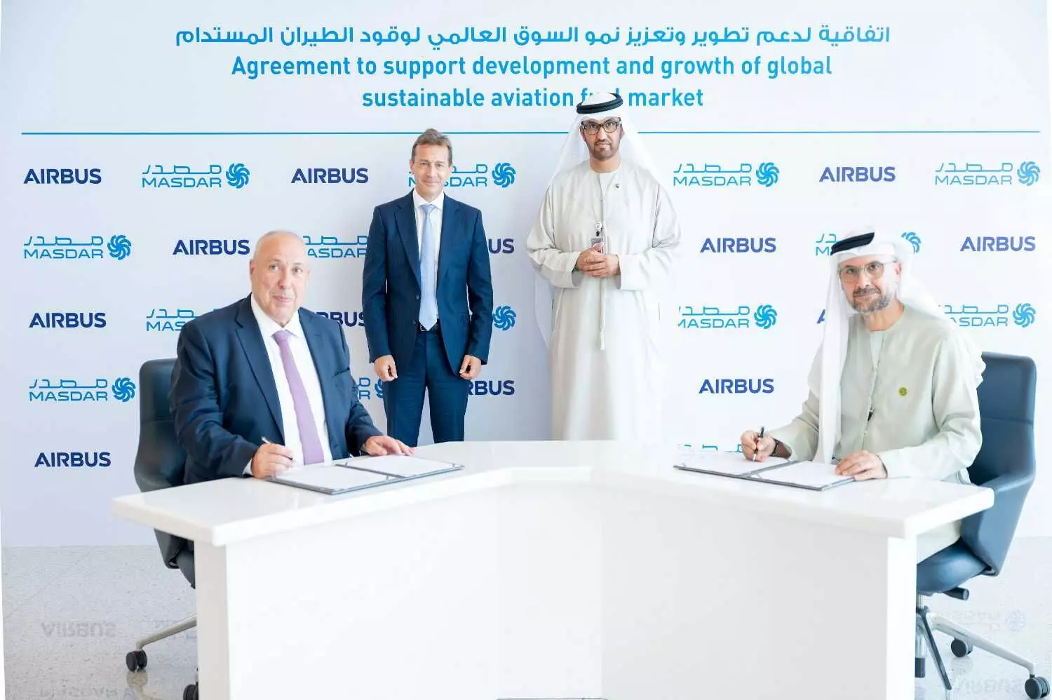 Masdar, Airbus sign agreement to support development and growth of global SAF market