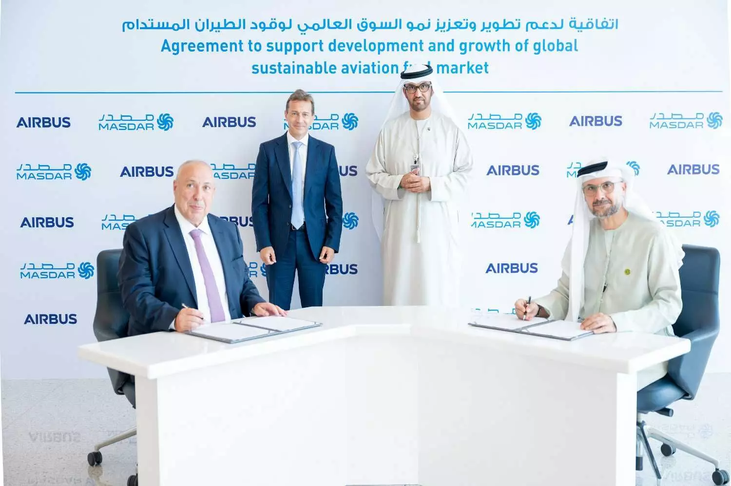 Masdar, Airbus sign agreement to support development and growth of global SAF market Masdar, Airbus sign agreement to support development and growth of global SAF market