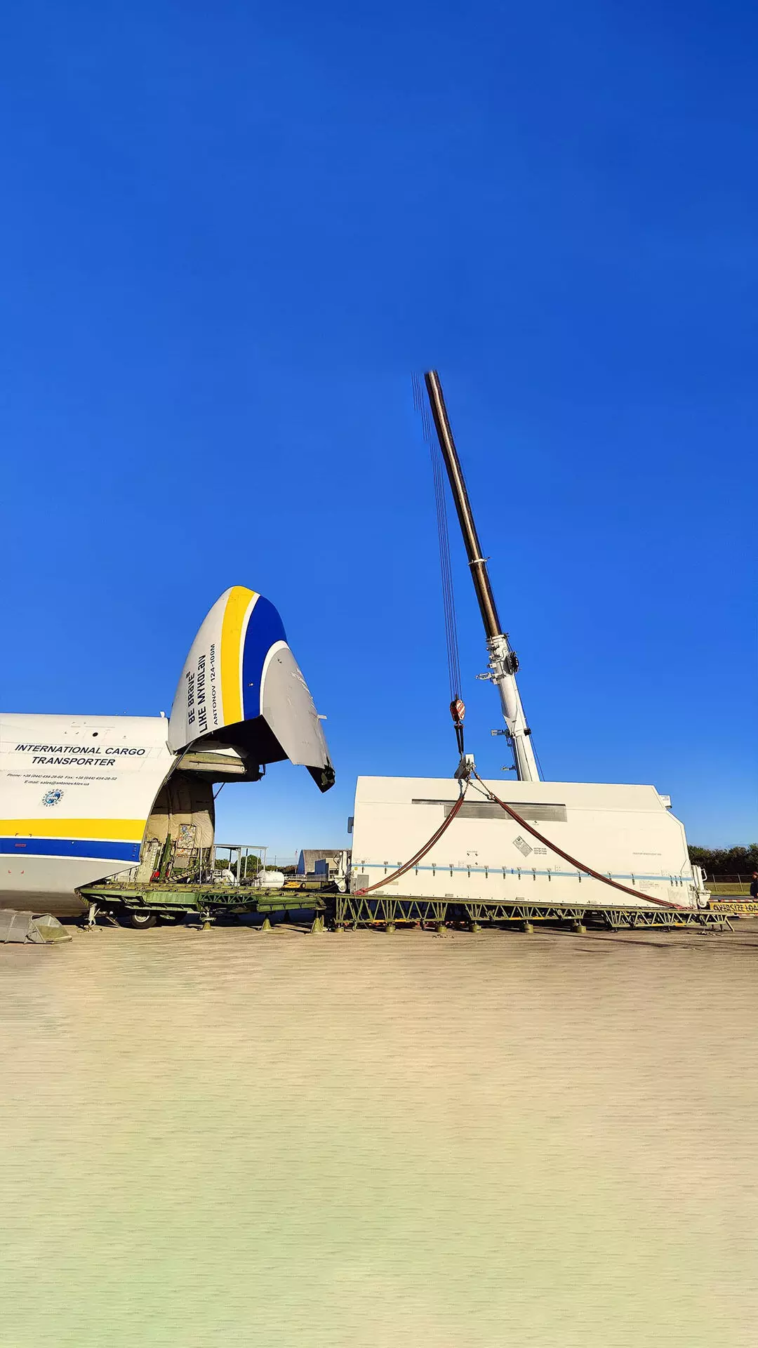 Antonov transports Maxar-built satellite for launch by SpaceX