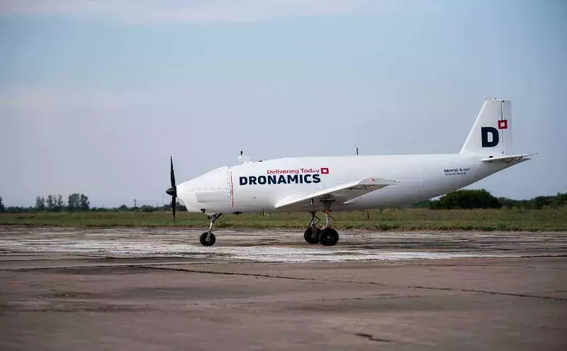 Dronamics cargo drone takes first flight Dronamics cargo drone takes first flight