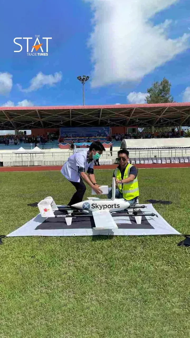 Skyports demonstrates medical drone delivery in Thailand