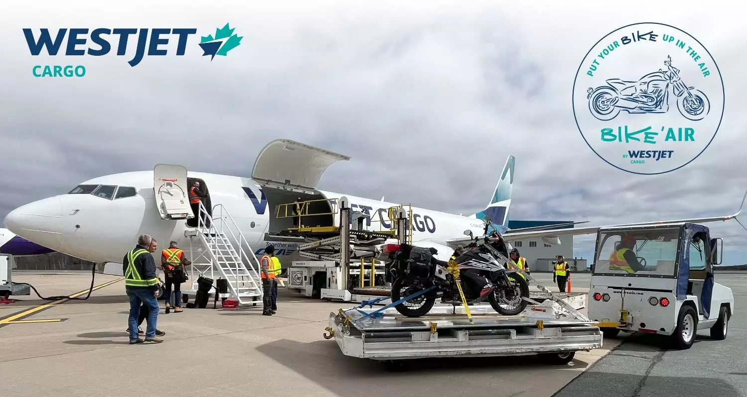 WestJet Cargo launches Bike’Air, the safest and smoothest motorcycle air transportation option