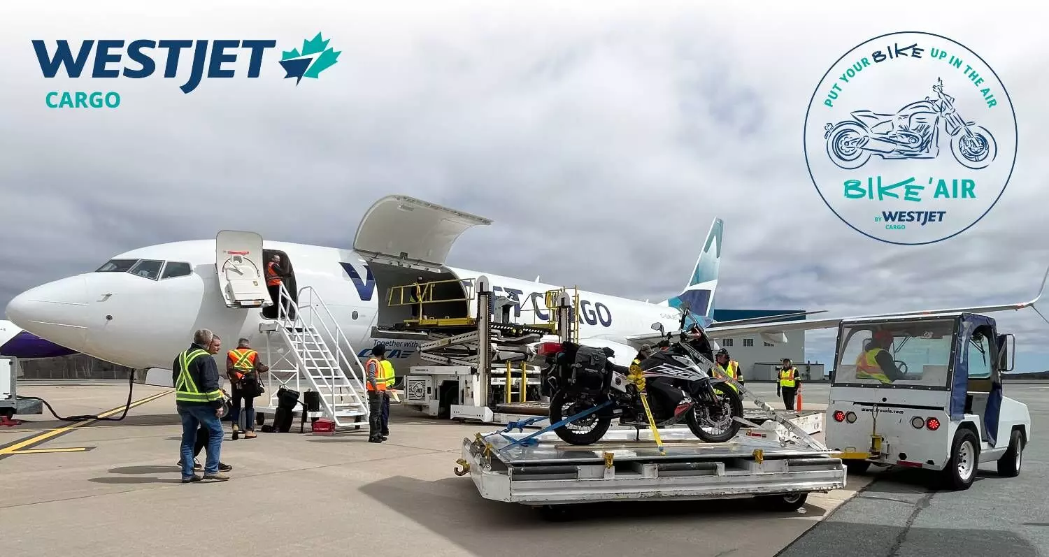 WestJet Cargo launches Bike’Air, the safest and smoothest motorcycle air transportation option WestJet Cargo launches Bike’Air, the safest and smoothest motorcycle air transportation option