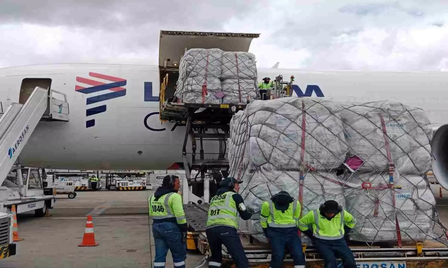 LATAM Group transports over 60 tonnes of humanitarian aid free of cost