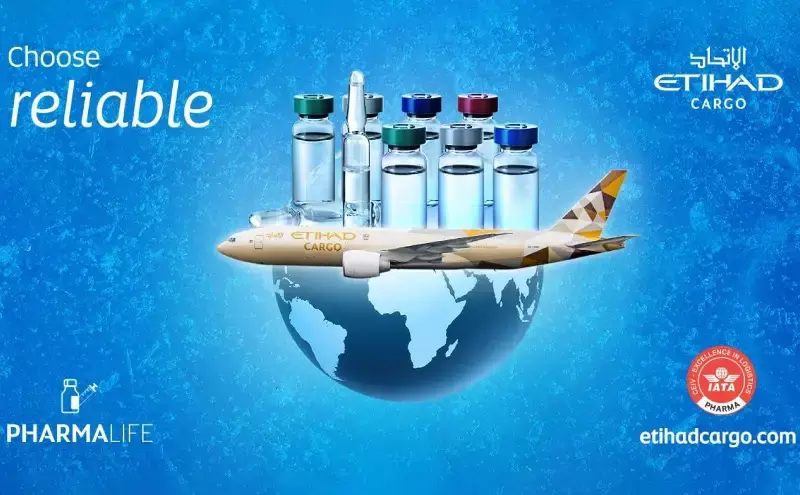 Etihad Cargo boosts Pharmalife product efficiency Etihad Cargo boosts Pharmalife product efficiency