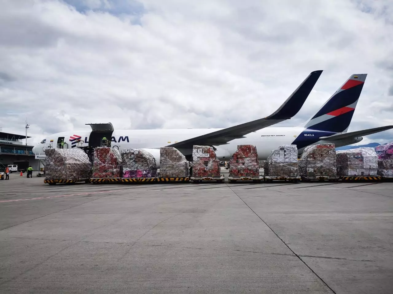 LATAM Group leads the cargo operation in South America for  flower transportation