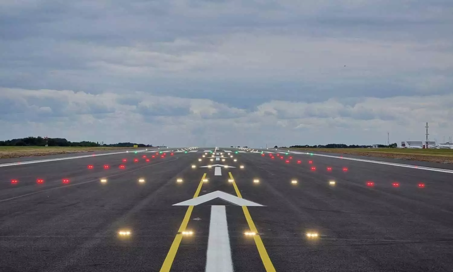 Maastricht Aachen Airport newly renovated runway Maastricht Aachen Airport newly renovated runway