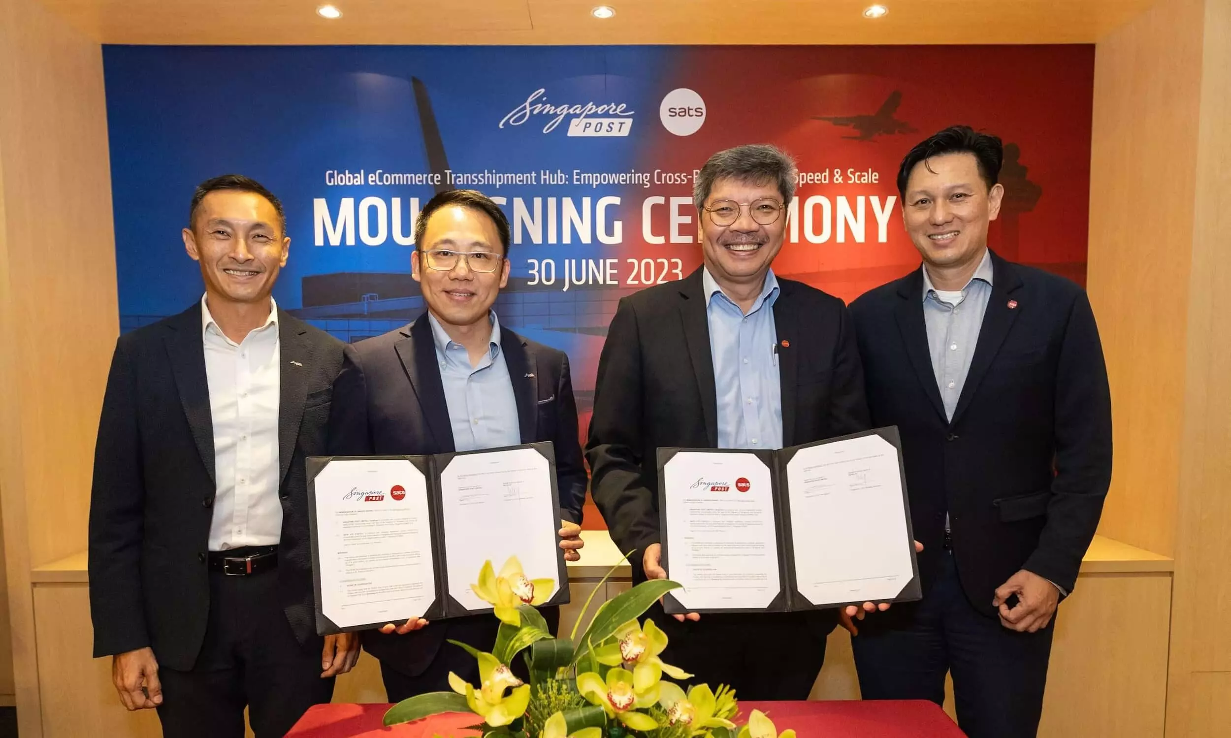 SATS, SingPost sign MoU for e-commerce hub in Singapore SATS, SingPost sign MoU for e-commerce hub in Singapore