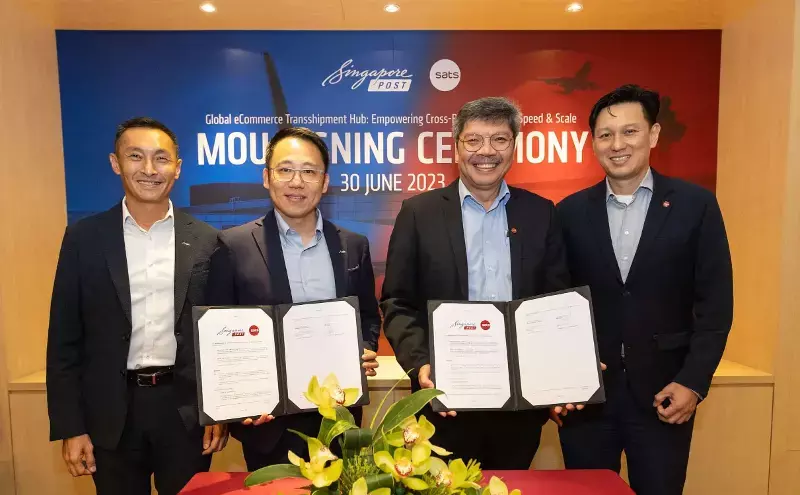 SATS, SingPost sign MoU for e-commerce hub in Singapore SATS, SingPost sign MoU for e-commerce hub in Singapore