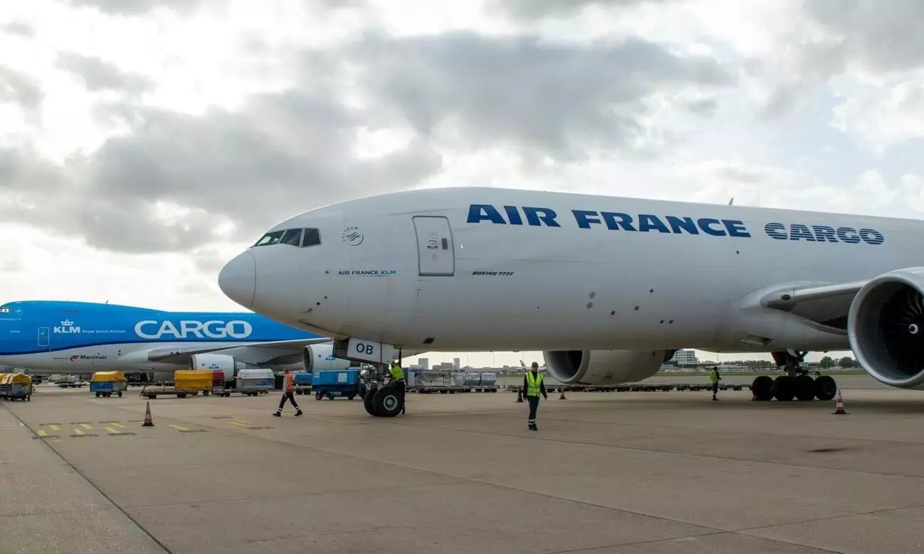 Air France-KLM Group Q2 cargo revenue down 34%