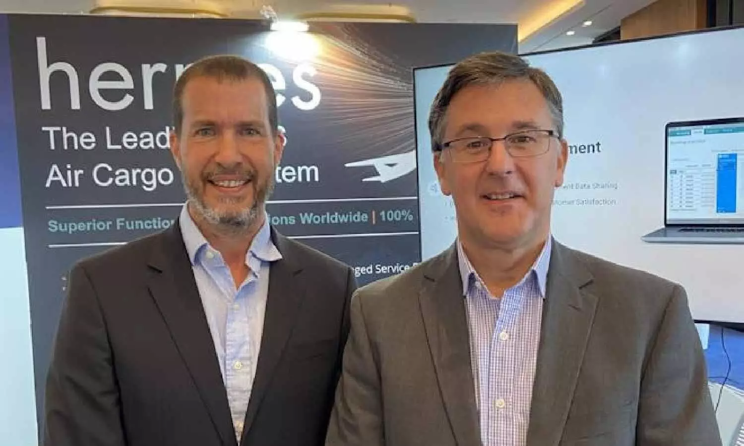 Yuval Baruch, CEO, HLT and Stuart Piper, Global Sales Director, HLT, unveiled the LMS at Air Cargo Handling & Logistics (ACHL) Yuval Baruch, CEO, HLT and Stuart Piper, Global Sales Director, HLT, unveiled the LMS at Air Cargo Handling & Logistics (ACHL)