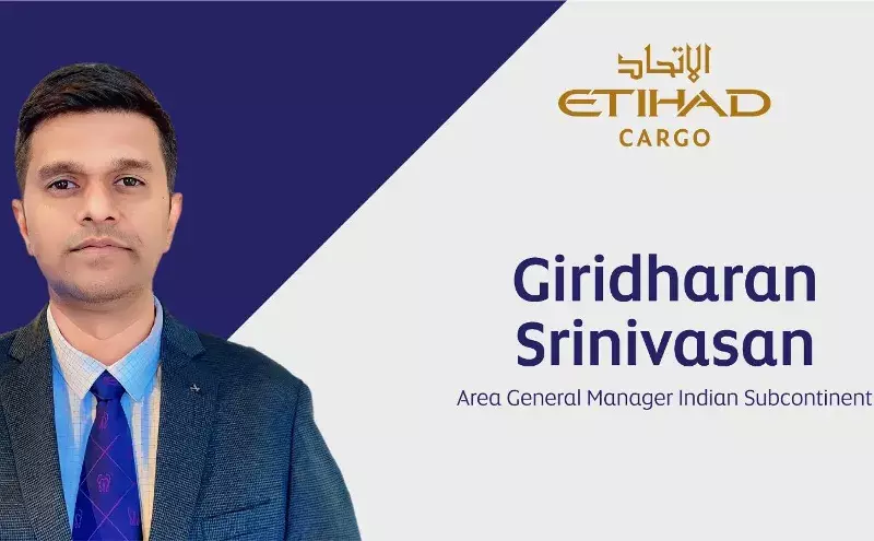 Etihad Cargo appoints Giridharan Srinivasan as Area GM, ISC Etihad Cargo appoints Giridharan Srinivasan as Area GM, ISC