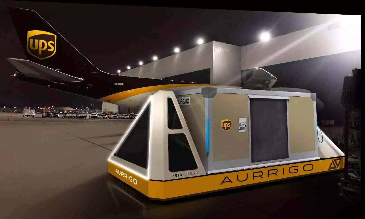 Aurrigo, UPS partner for Auto-Cargo at East Midlands Airport Aurrigo, UPS partner for Auto-Cargo at East Midlands Airport