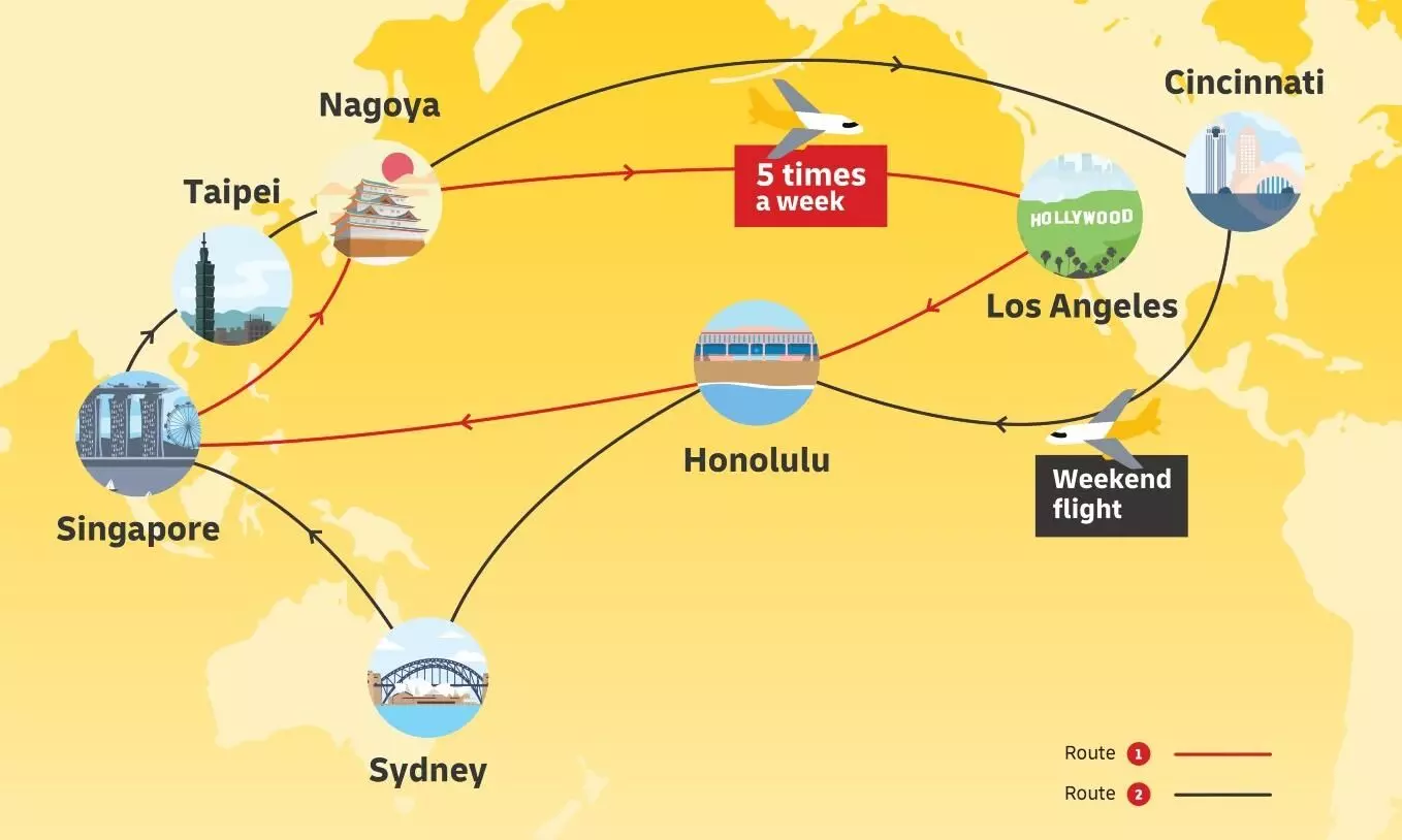 DHL Express launches new Singapore-US route via Japan operated by SIA