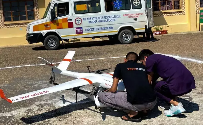 Drone firm TechEagle helps move blood samples from Indian villages Drone firm TechEagle helps move blood samples from Indian villages
