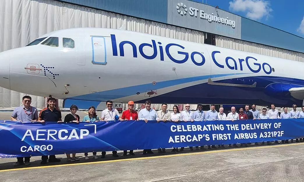 AerCap delivers its first A321P2F aircraft to IndiGo AerCap delivers its first A321P2F aircraft to IndiGo