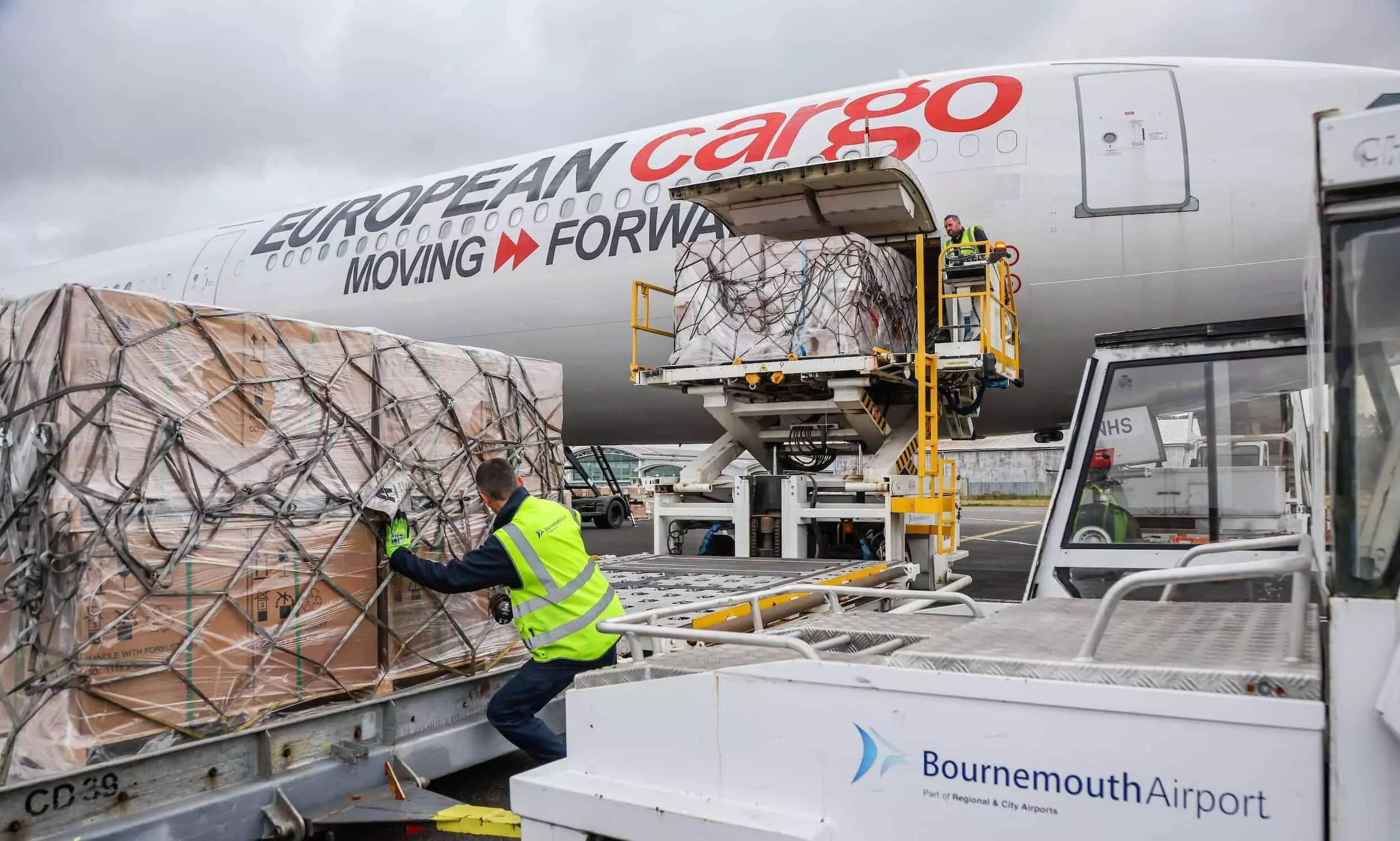 China-UK air freight capacity increases through Bournemouth Airport