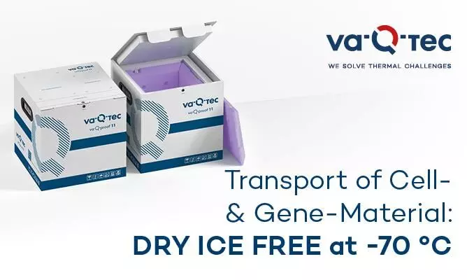 va-Q-tec introduces new technology for shipments at -70 °C va-Q-tec introduces new technology for shipments at -70 °C