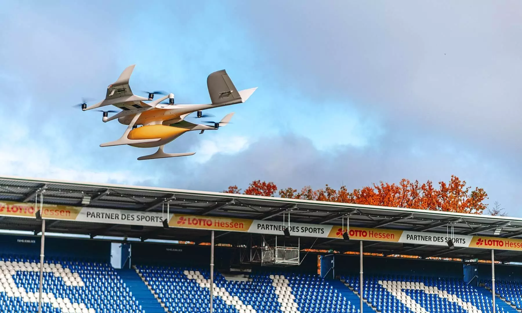 This Bundesliga club delivers fan merchandise by Wingcopter drone