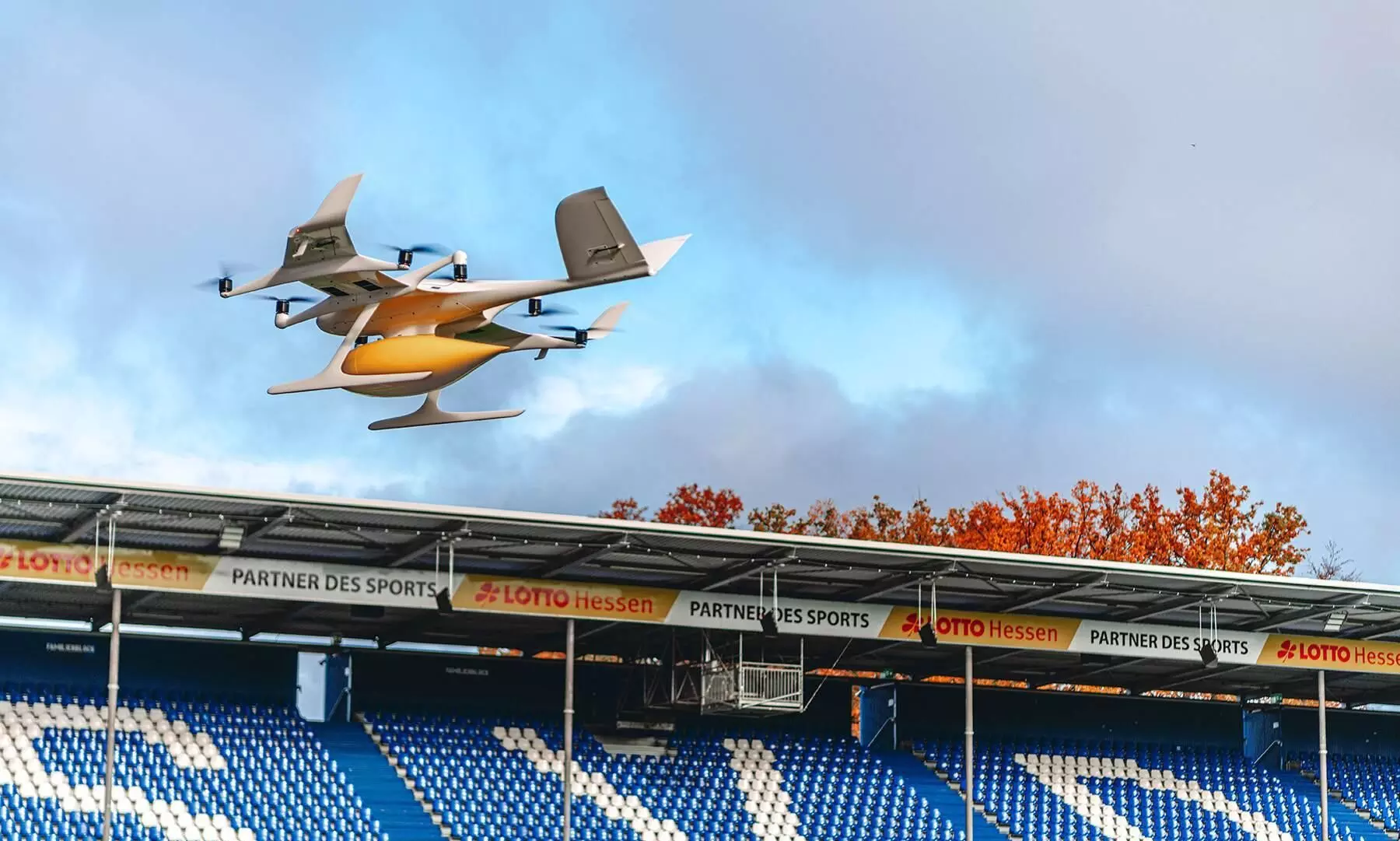 This Bundesliga club delivers fan merchandise by Wingcopter drone This Bundesliga club delivers fan merchandise by Wingcopter drone