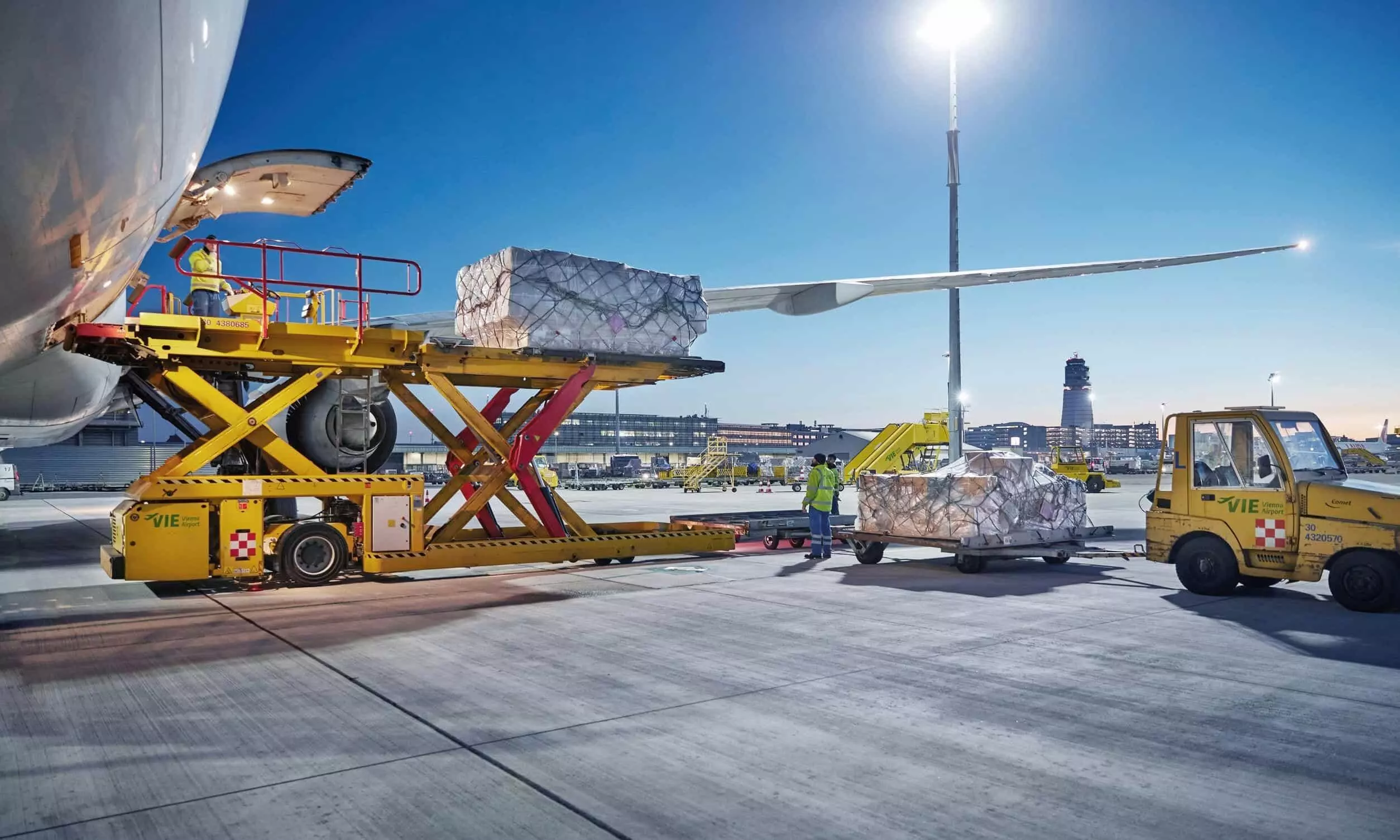Stable air cargo year 2023 at Vienna Airport Stable air cargo year 2023 at Vienna Airport