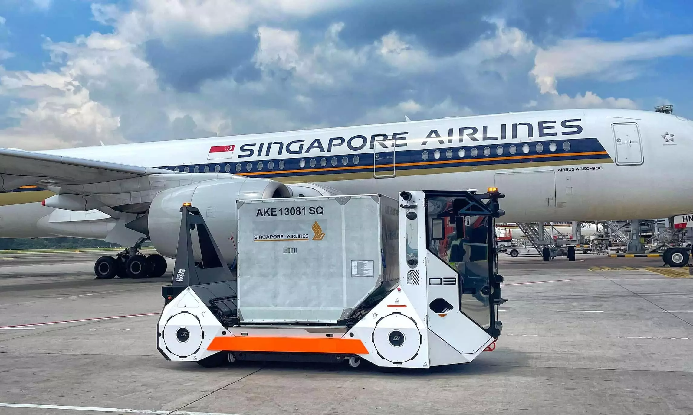 Aurrigo, Changi Airport to test new autonomous cargo vehicle Aurrigo, Changi Airport to test new autonomous cargo vehicle