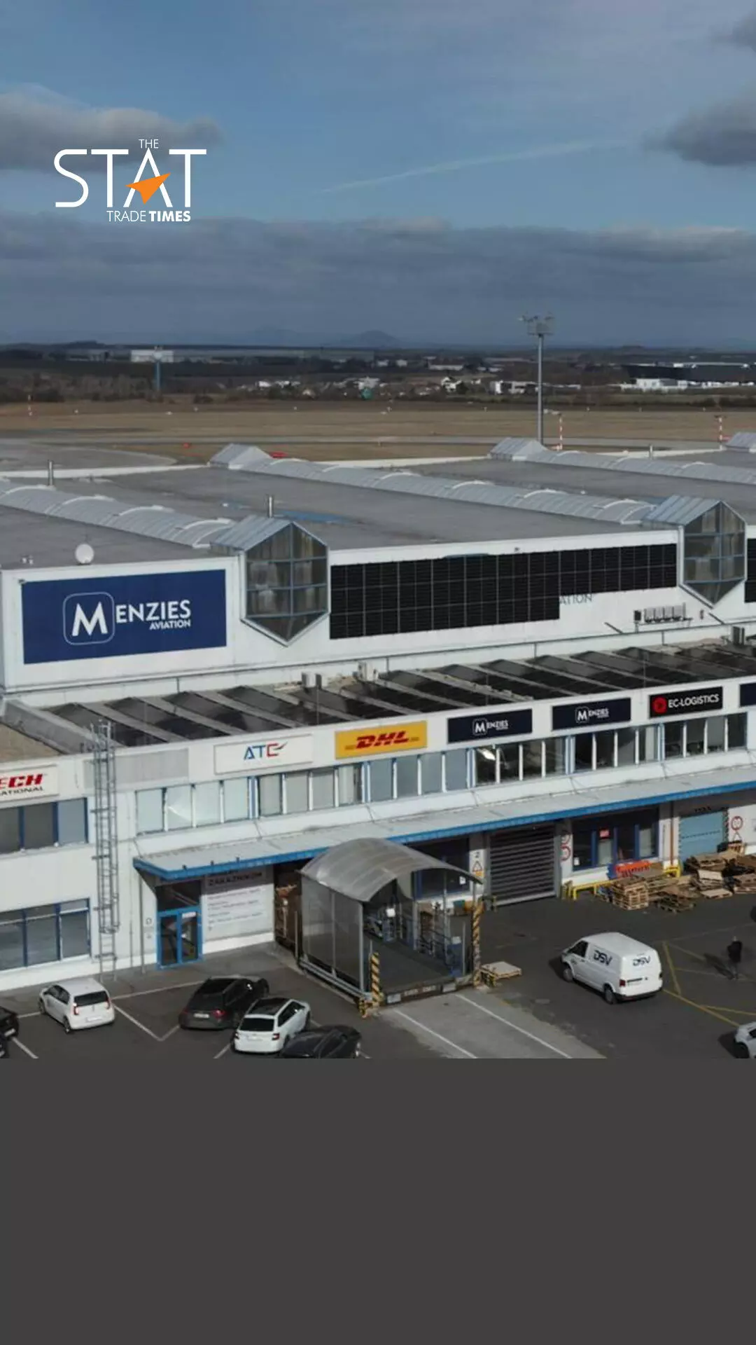 Solar panels at Prague Airport to help Menzies cut emissions