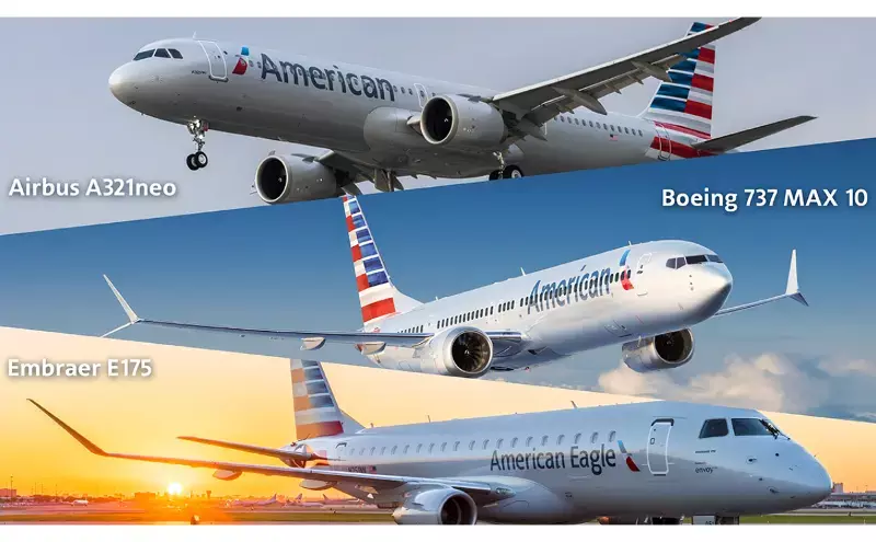 American Airlines orders 85 A321neo, 85 B737 MAX 10, 90 Embraer E175 American Airlines orders 85 A321neo, 85 B737 MAX 10, 90 Embraer E175