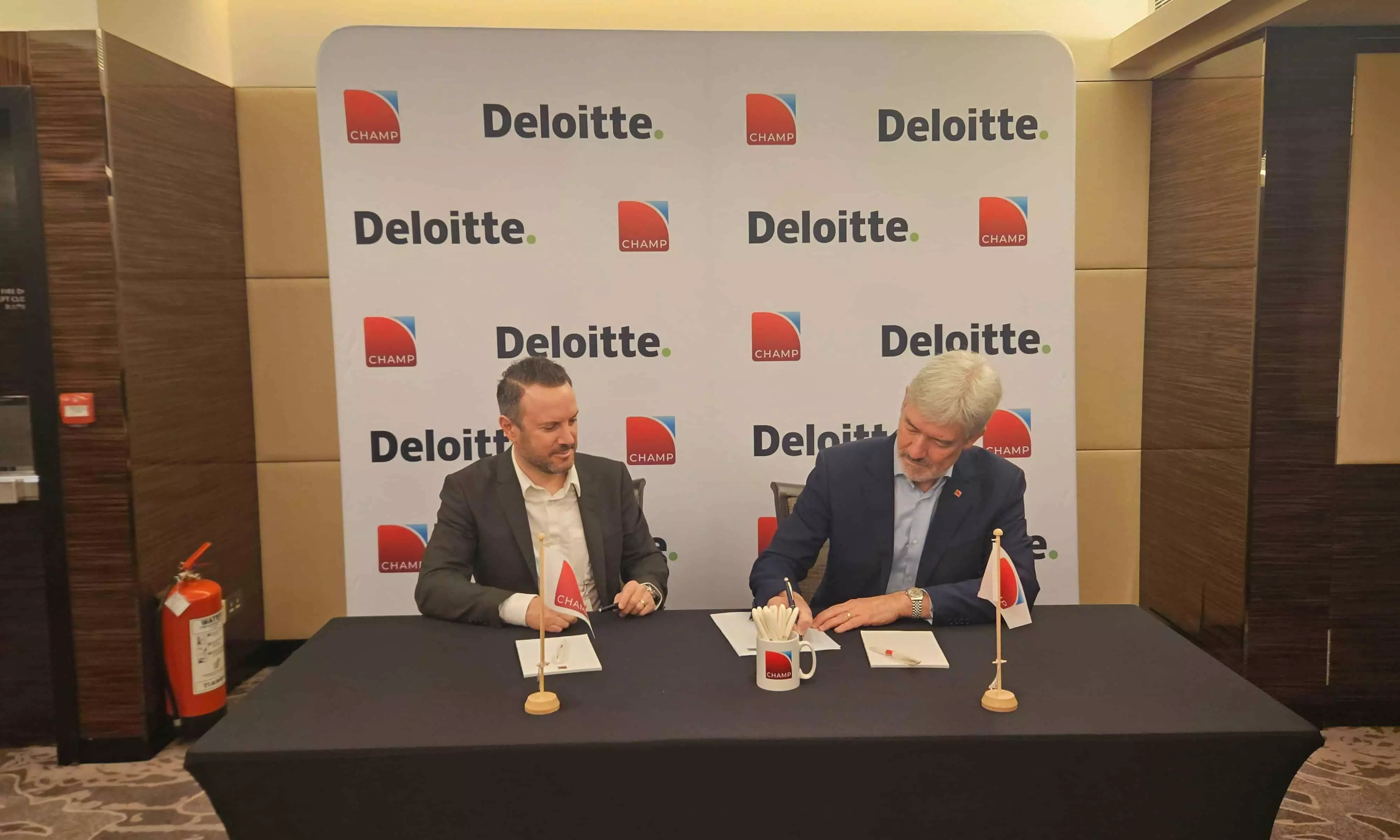 CHAMP, Deloitte sign business collaboration deal