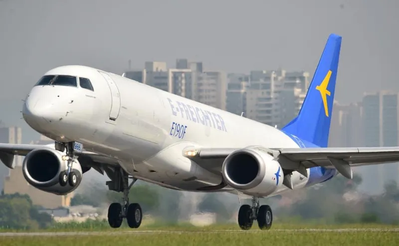 First Embraer E190 converted freighter takes to the skies First Embraer E190 converted freighter takes to the skies