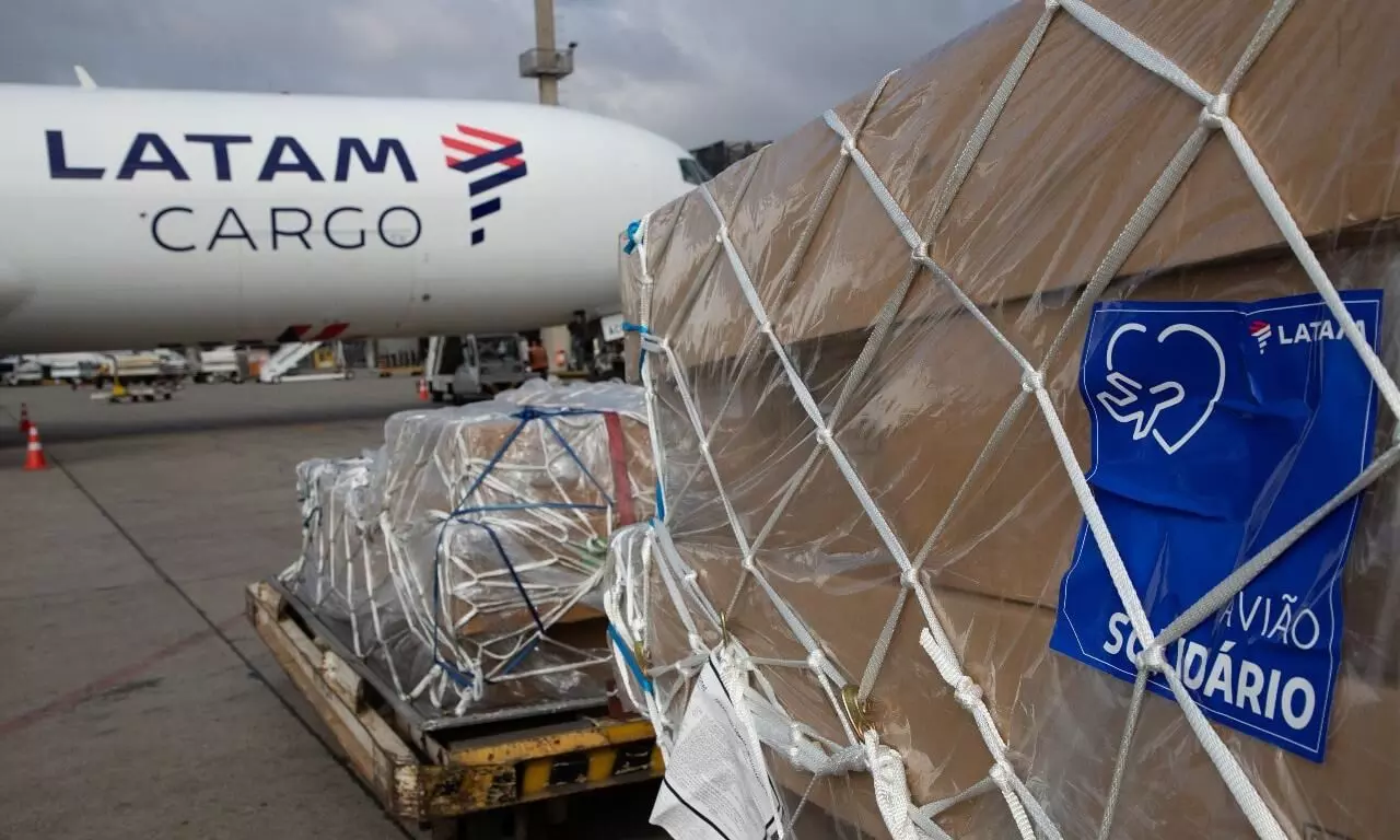 LATAM group transports modular houses for flood victims in Brazil