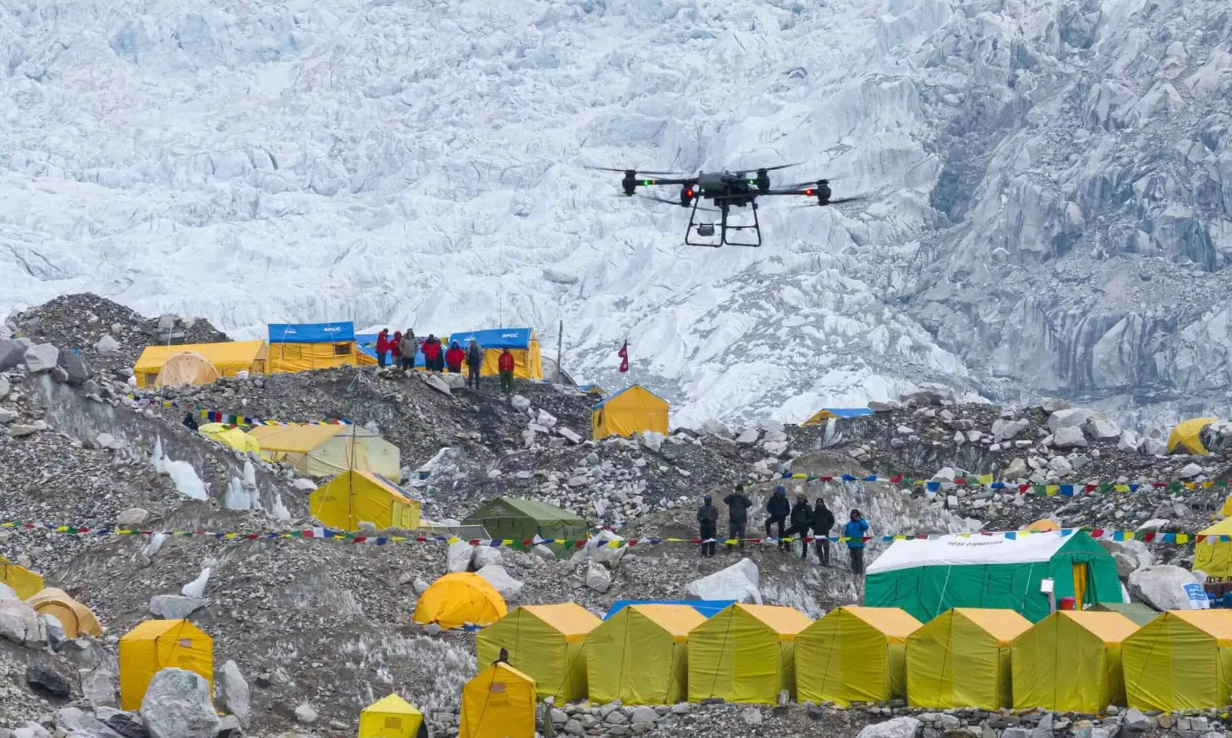 DJI completes 1st drone delivery tests on Mount Everest DJI completes 1st drone delivery tests on Mount Everest